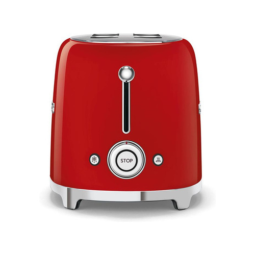 Smeg 50's Style Retro 2 Slice Toaster - Glossy Red (Photo: 2)